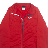 NIKE Womens Track Jacket Red XL