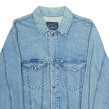 KOUT Mens Denim Jacket Blue M