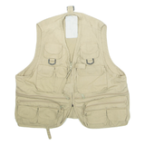 Mens Gilet Beige M