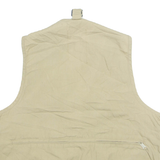 Mens Gilet Beige M