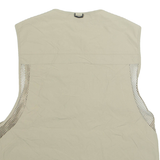 GARAGE Mens Gilet Beige Nylon S