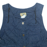 BISS Womens Quilted Gilet Blue L