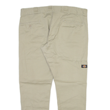 DICKIES Mens Trousers Beige Slim Skinny W36 L30