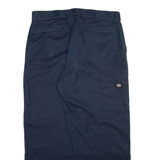 DICKIES Mens Trousers Blue Relaxed Straight W38 L30