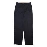 DICKIES Mens Trousers Black Regular Straight W34 L33
