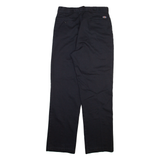 DICKIES Mens Trousers Black Regular Straight W34 L33