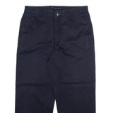 TOMMY HILFIGER Mens Trousers Blue Relaxed Straight W35 L30