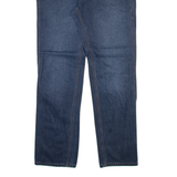 CAT Mens Trousers Blue Regular Straight W36 L34