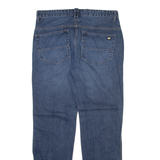 CAT Mens Trousers Blue Regular Straight W36 L34