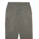 CARHARTT Mens Trousers Grey Relaxed Straight W40 L31