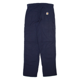 CARHARTT Mens Trousers Blue Regular Straight W30 L32