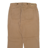 DULUTH TRADING Mens Trousers Beige Relaxed Straight W36 L30