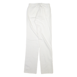 Womens Trousers White Slim Straight W26 L33