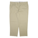DICKIES 874 Workwear Mens Trousers Beige Regular Straight W44 L30