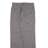 DICKIES 875 Workwear Mens Trousers Grey Regular Straight W34 L34