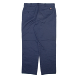 DICKIES 874 Workwear Mens Trousers Blue Regular Straight W38 L32