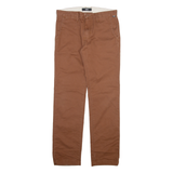 VANS Mens Trousers Brown Slim Straight W30 L30