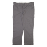 DICKIES Cargo Mens Trousers Grey Regular Straight W42 L32