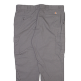 DICKIES Cargo Mens Trousers Grey Regular Straight W42 L32