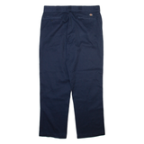 DICKIES 874 Workwear Mens Trousers Blue Regular Straight W38 L32