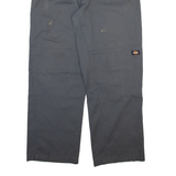 DICKIES Mens Trousers Grey Loose Straight W38 L32