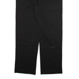 DICKIES Mens Trousers Black Regular Straight W36 L31