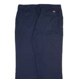 DICKIES Mens Trousers Blue Regular Straight W34 L28