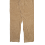 CALVIN KLEIN Womens Corduroy Trousers Beige Regular Straight W32 L32