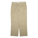 DICKIES 874 Workwear Mens Trousers Beige Regular Straight W34 L30
