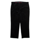 POLO RALPH LAUREN Mens Corduroy Trousers Black Regular Straight W37 L28