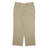 DICKIES Mens Trousers Beige Regular Straight W32 L27