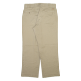 DICKIES Mens Trousers Beige Regular Straight W32 L27