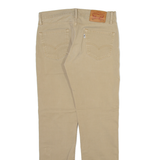 LEVI'S 511 Mens Trousers Beige Slim Straight W30 L32
