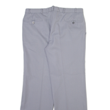 Mens Trousers Grey Regular Straight W34 L30
