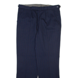 Mens Trousers Blue Regular Straight W36 L32