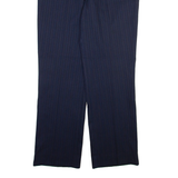 Mens Trousers Blue Regular Straight W36 L32