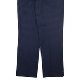 Mens Trousers Blue Regular Straight W36 L32