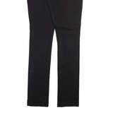 DICKIES Womens Trousers Black Slim Straight W26 L31