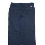 DICKIES 874 Workwear Mens Trousers Blue Regular Straight W33 L30