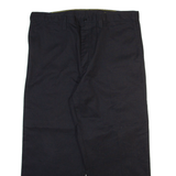 DICKIES Mens Trousers Black Regular Straight W38 L27