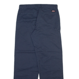 DICKIES Mens Trousers Blue Regular Straight W32 L32