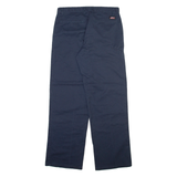 DICKIES Mens Trousers Blue Regular Straight W32 L32