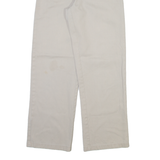 DICKIES Womens Trousers Grey Regular Straight W26 L27