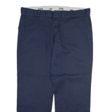 DICKIES 774 Womens Trousers Blue Regular Straight W41 L31