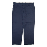 DICKIES 774 Womens Trousers Blue Regular Straight W41 L31