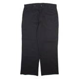 DICKIES Mens Trousers Black Regular Straight W36 L30