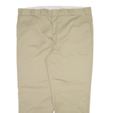 DICKIES Mens Trousers Beige Regular Straight W46 L32