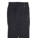 DICKIES Cargo Mens Trousers Black Regular Straight W34 L32