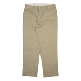 DICKIES Mens Trousers Beige Regular Straight W37 L31