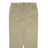 DICKIES Mens Trousers Beige Regular Straight W37 L31